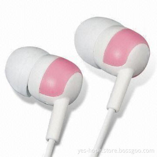 Phone Headset in Stylish Design Micro Buds and Soft Silicone Ear Cups for Comfortable Fit